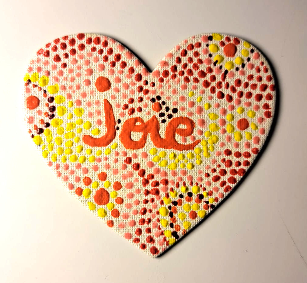 Aimants sur toile '' Joie ''