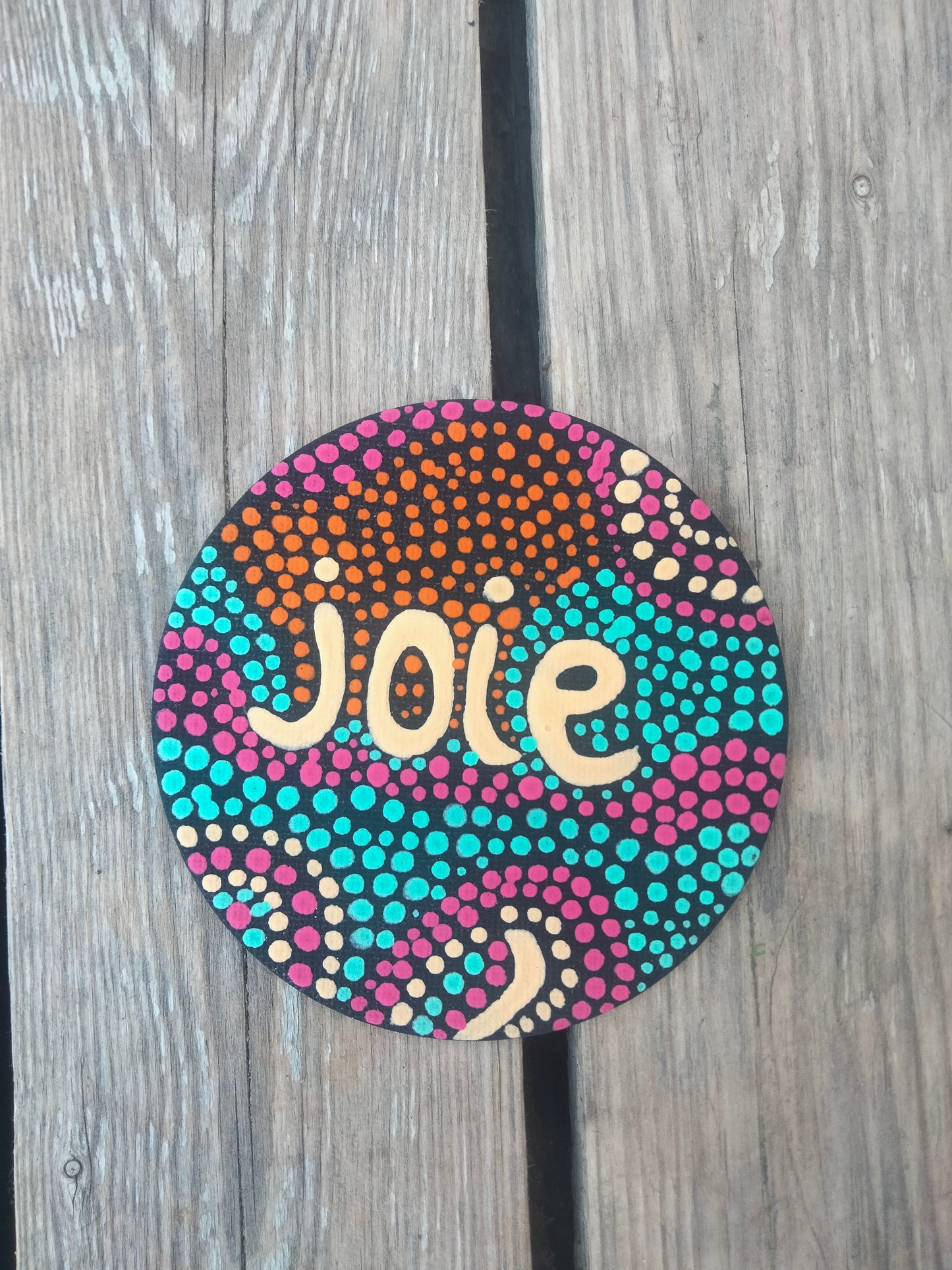 Aimants sur toile '' Joie ''