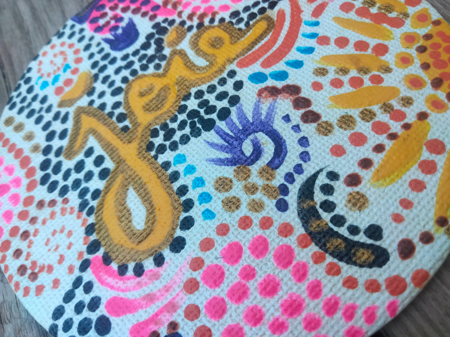 Aimants sur toile '' Joie ''