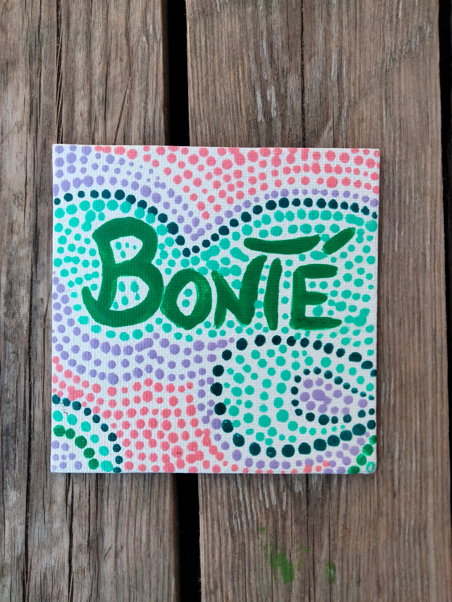 Aimant sur toile " Bonté "