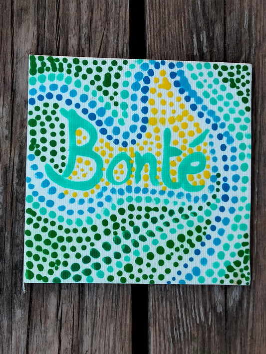 Aimant sur toile " Bonté "