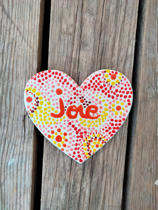Aimants sur toile '' Joie ''