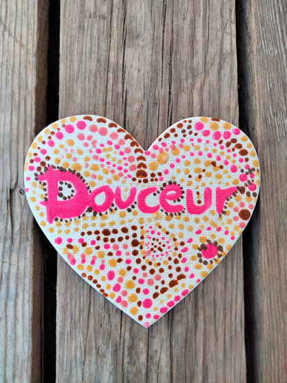 Aimant sur toile " Douceur "